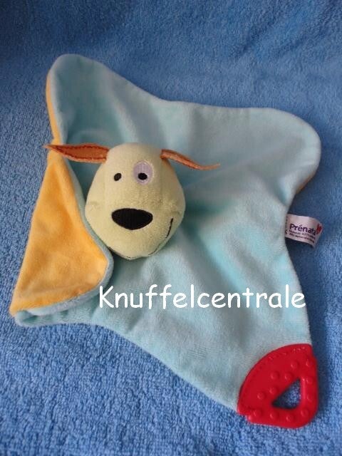 Prenatal hond knuffeldoek met bijtstuk