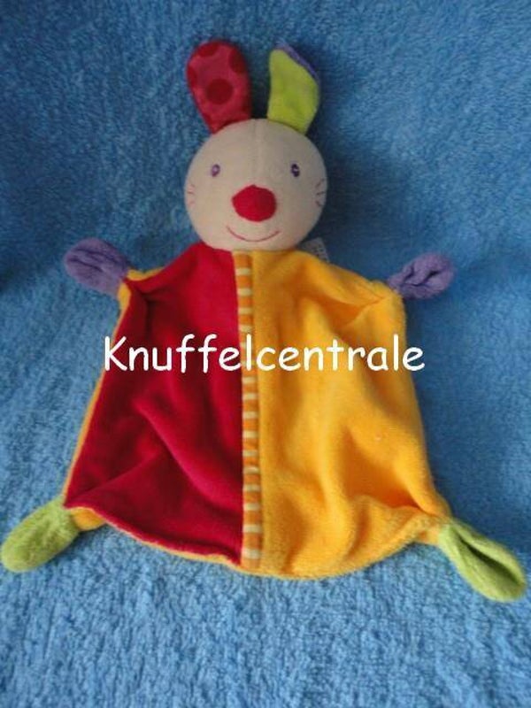 Babyclub Baby Club C&A Konijn knuffeldoek oranje / roze