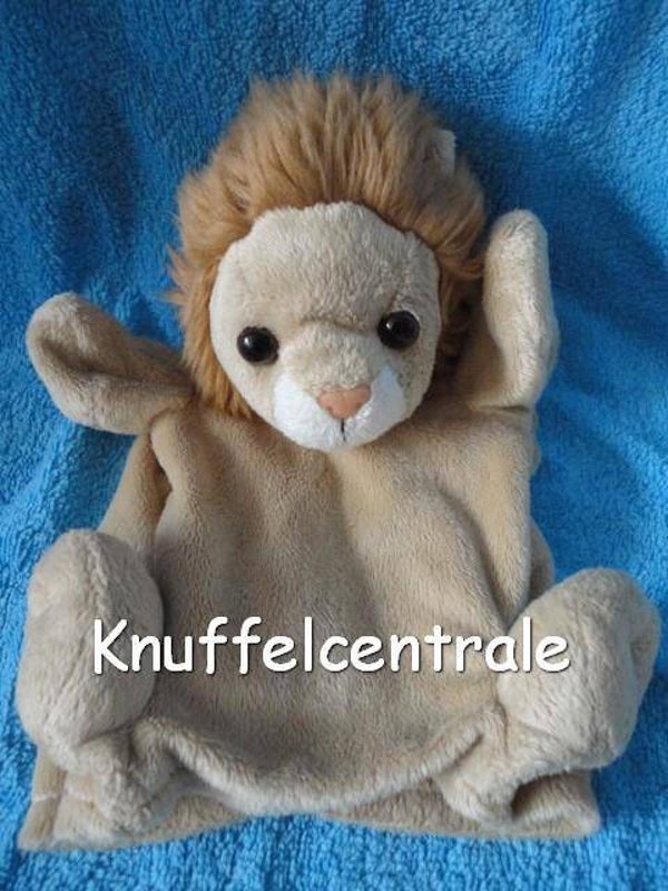 Bob Der Bär leeuw handpop knuffel van Galeria Kaufhof GmbH