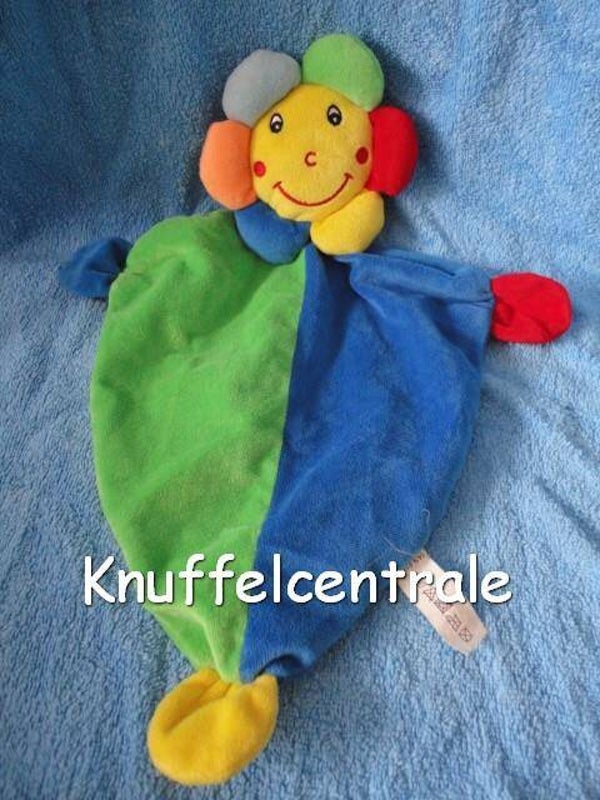 Best Price London Ltd. bloem Knuffeldoek met rammel (zonder label)