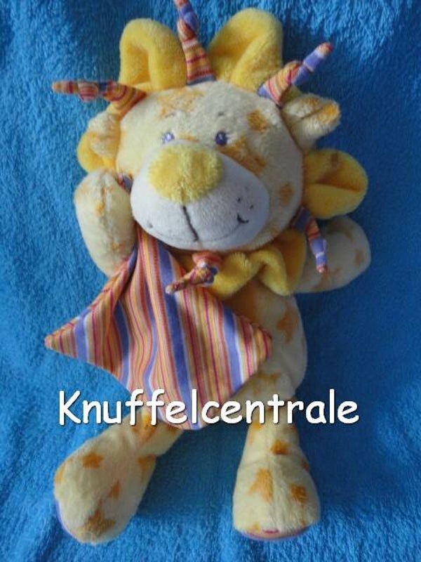 Unitoys leeuw geel knuffel met doekje