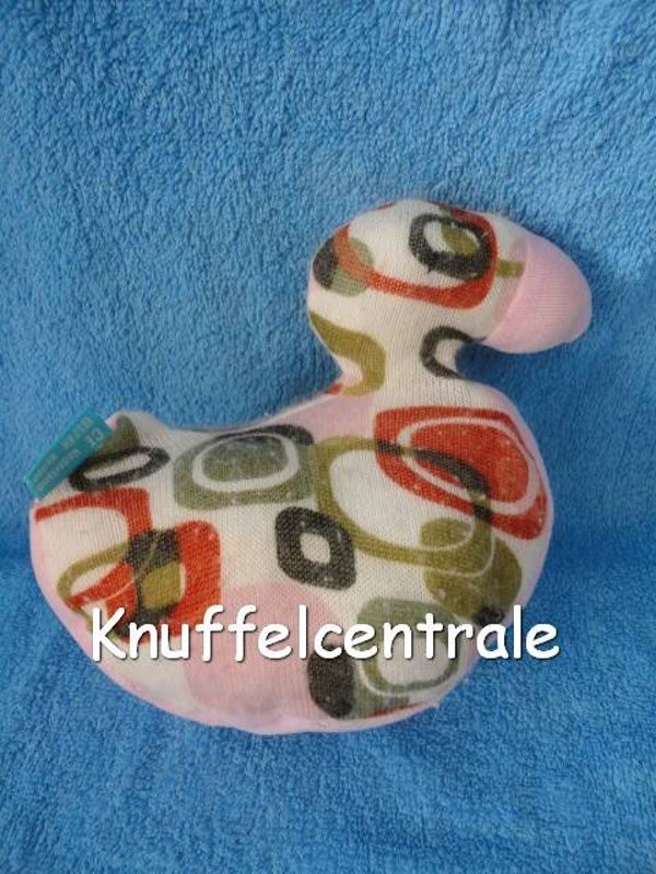 Koonijn eend roze met rammel