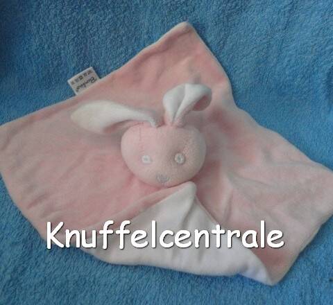 Bambino Konijn knuffeldoek lichtroze roze (zonder label)