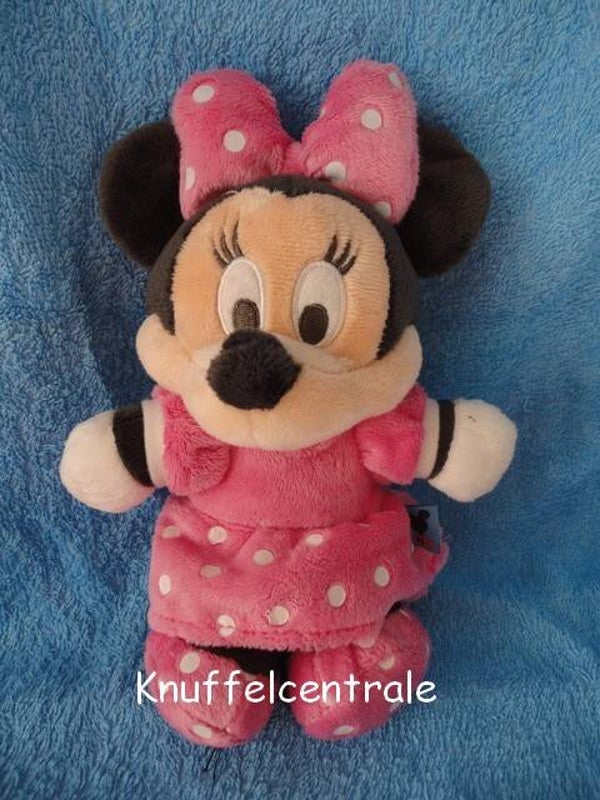 Disney Minnie  Mouse met jurk roze 23 cm (zonder label)