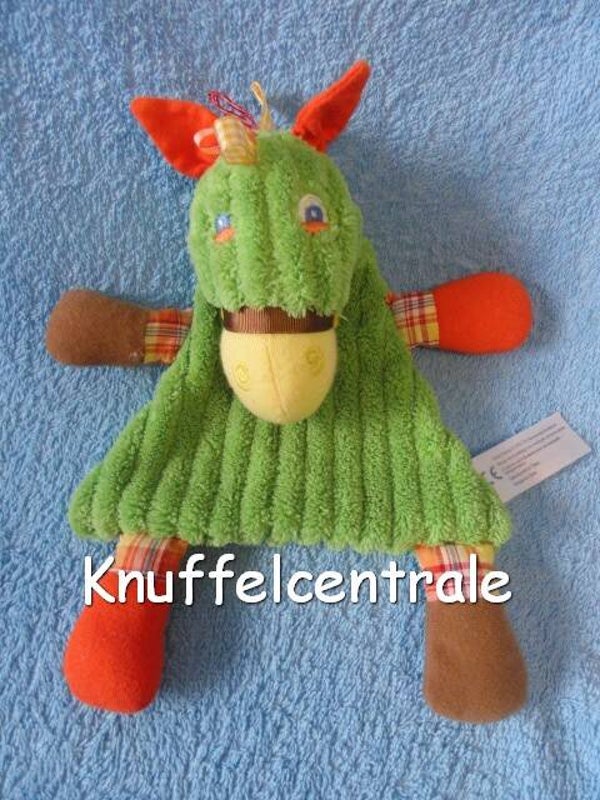 Evora paard knuffeldoek groen