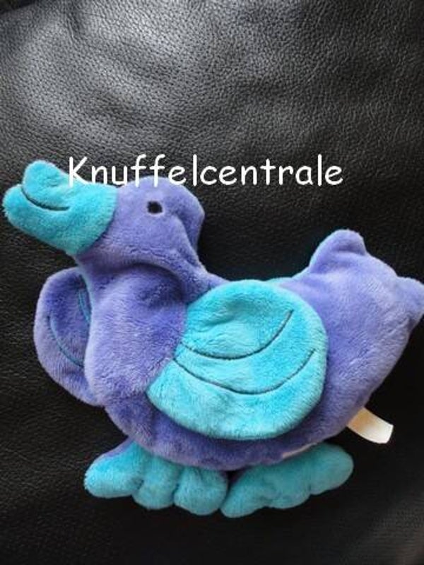 Difrax eend plat  blauw paars met knisper