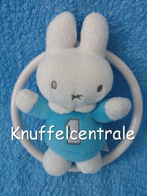 Nijntje blauw wit Nr. 1 rammelaar Tiamo (zonder label)