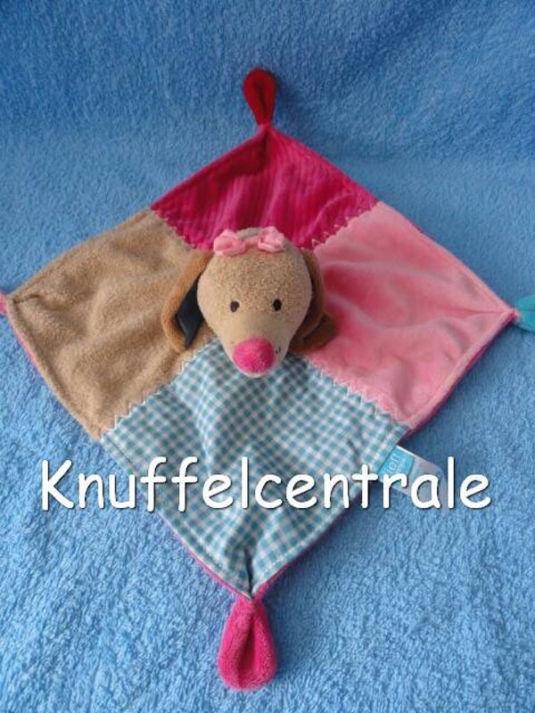 Lief! Lifestyle Hond Daisy teckel knuffeldoek vierkant