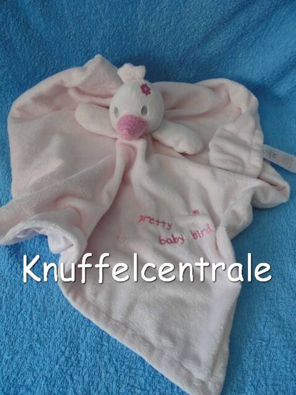 Early Days Primark​ eend vogel knuffeldoek roze * Nieuw