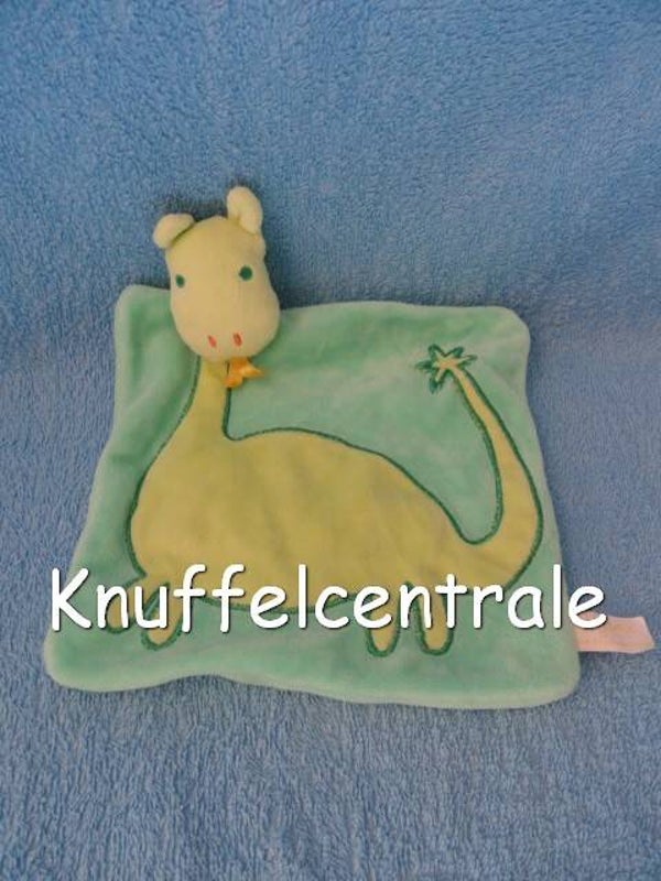Difrax draak dino dinosaurus knuffeldoekje groen