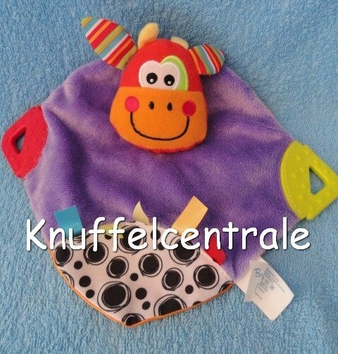 Bambino koe knuffeldoek  activity Playgro
