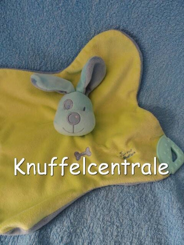 Tiamo Happy Dog hond knuffeldoek met bijtflap