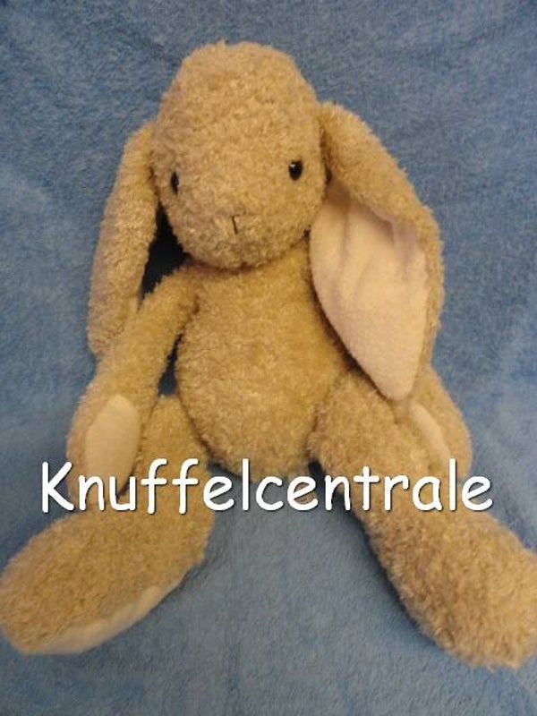 Hema konijn 40 cm beige met hangoren zonder snorharen (zonder label)