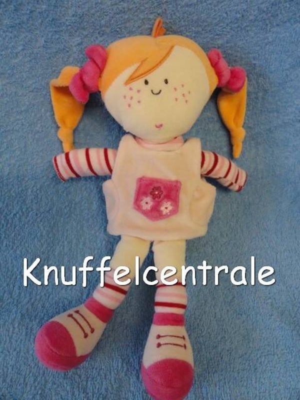 Anna Club Plush  Pop Meisje roze oranje wit velours