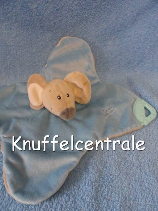Tiamo muis knuffeldoek met bijtflap (zonder label)