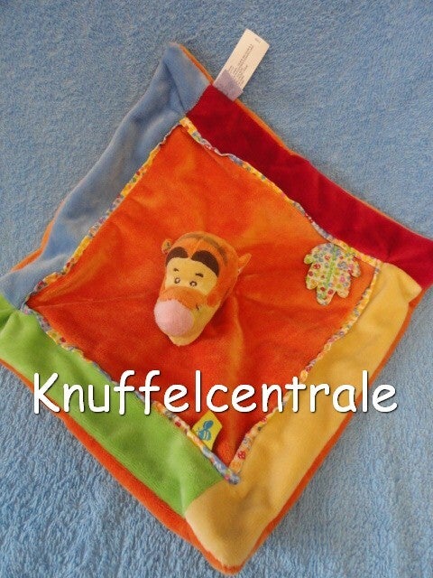 Teigetje Tigger Nicotoy knuffeldoek felle kleuren