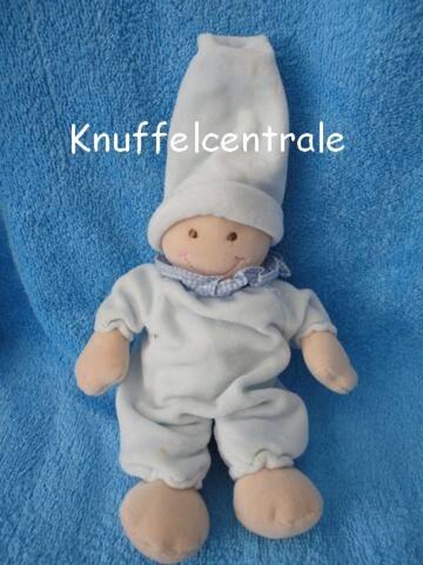 Babyclub Baby Club C&A pop met muts + rammel blauw