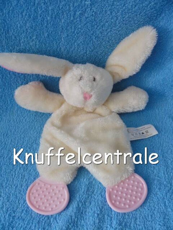 B.S.V. Bart Smit konijn wit roze met bijtflappen