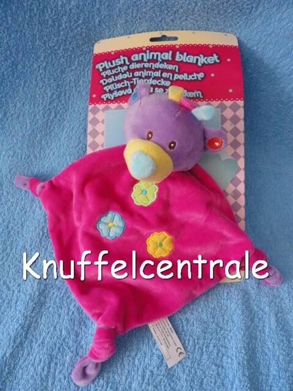 Tollkühn beer Action Knuffeldoek met rammel (zonder label)