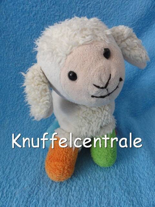 Happy Horse schaap Albert Heijn AH met gekleurde poten knuffel (zonder label)