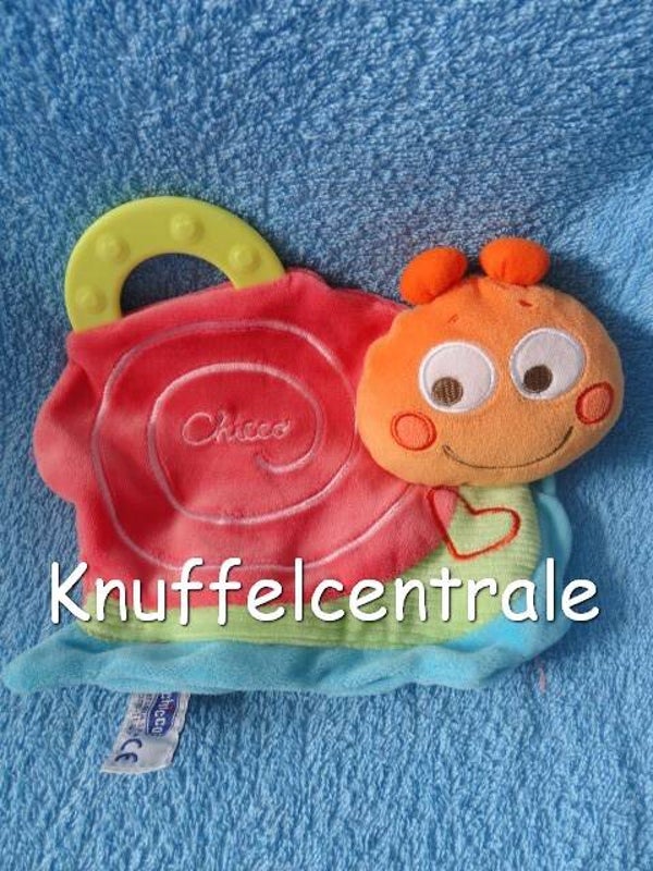 Chicco Slak knuffeldoek met knisper en bijtring