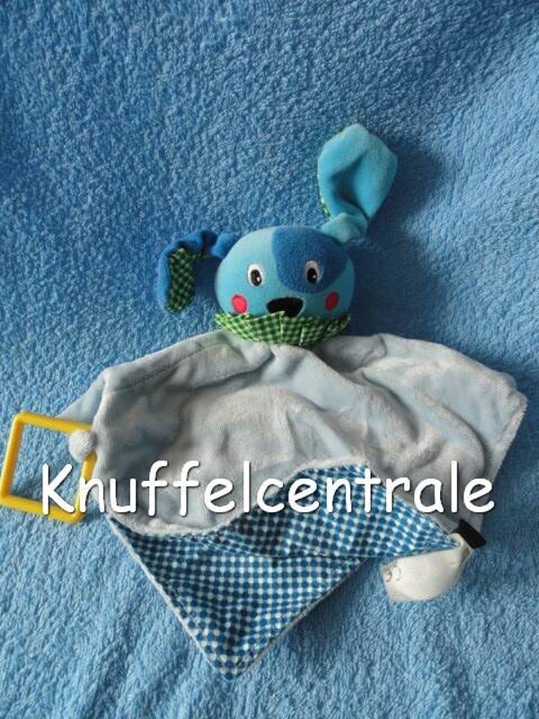 Brio hond hondje Knuffeldoek met knisper, rammel etc.