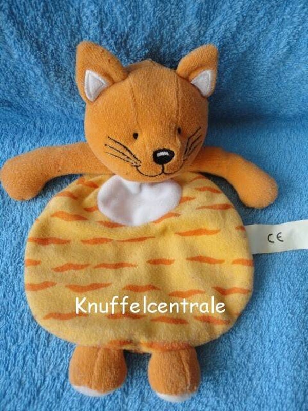 Evora poes knuffeldoek met knisper en rammel