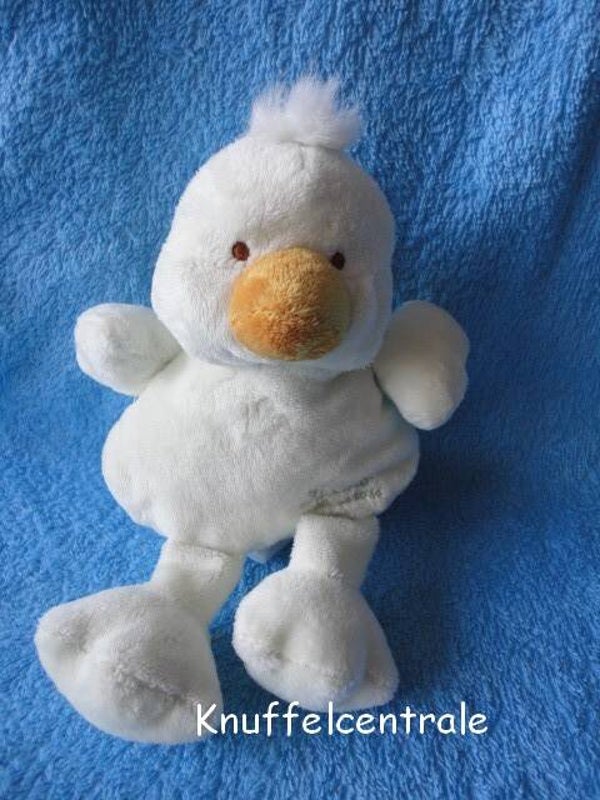 Tiamo eend eendje wit slungel benen en haren op kop