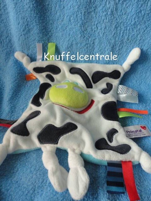 Prenatal koe knuffeldoek met labeltjes (zonder label)