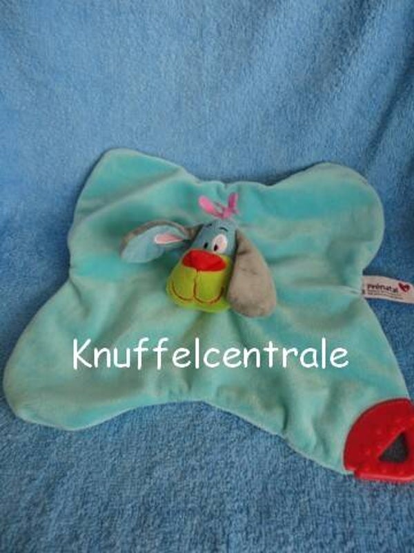 Prenatal hond knuffeldoek met bijtstuk