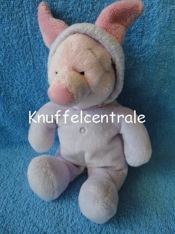 Knorretje Nicotoy knuffel met pyjama aan Piglet (zonder label)