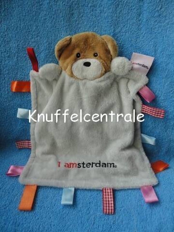 I Amsterdam Beer knuffeldoek met labels
