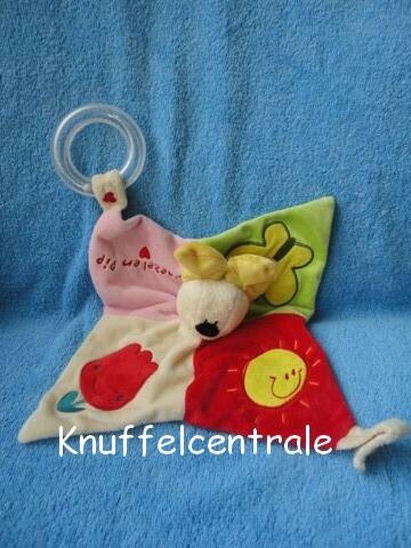 Tiamo knuffeldoek Speendoek met hoofd pip zonder rammellaar