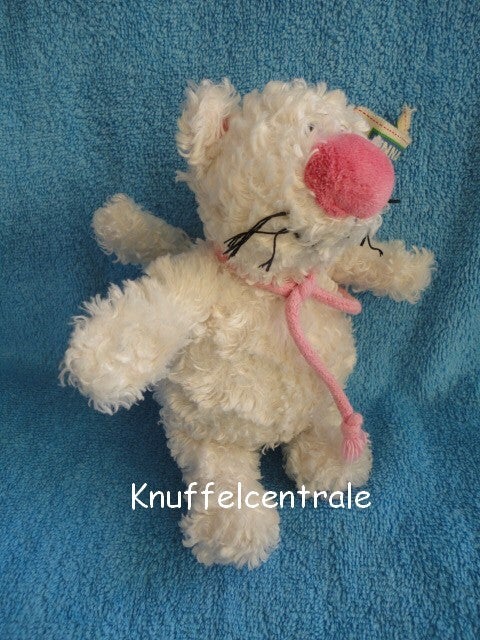 Anna Club Plush Poes Kat Cat Cody wit roze 20 cm *  Nieuw