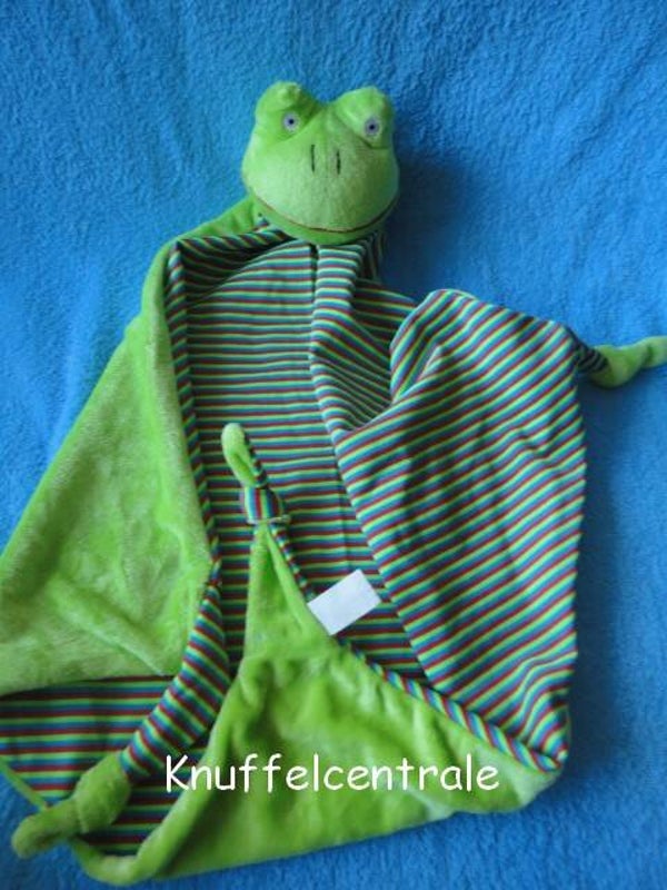 Merk onbekend kikker knuffeldoek 75 cm