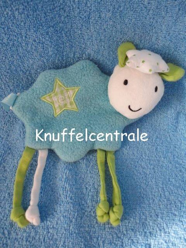 Lief! Lifestyle schaap knuffeldoek blauw