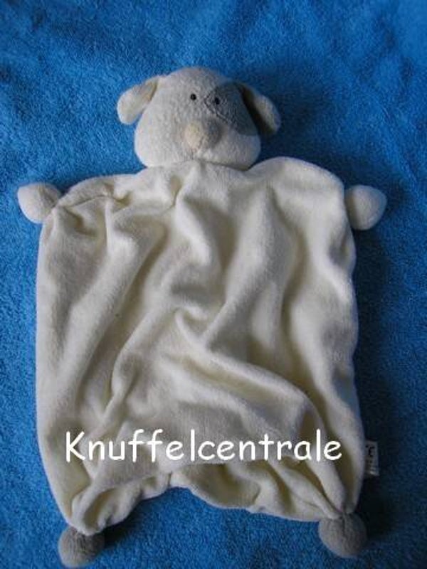 Hema hond knuffeldoek badstof met rammel