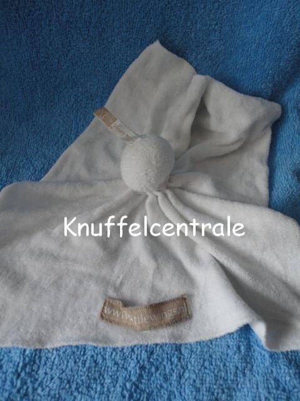 Little Wings wit badstof knuffeldoek