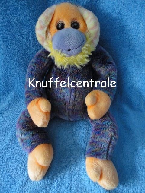 TY Aap 2001 orang-oetan Bananas Orangutan paars oranje