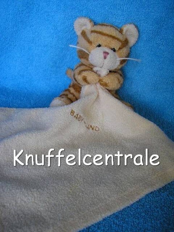 L. Dake tijger poes met knuffeldoek
