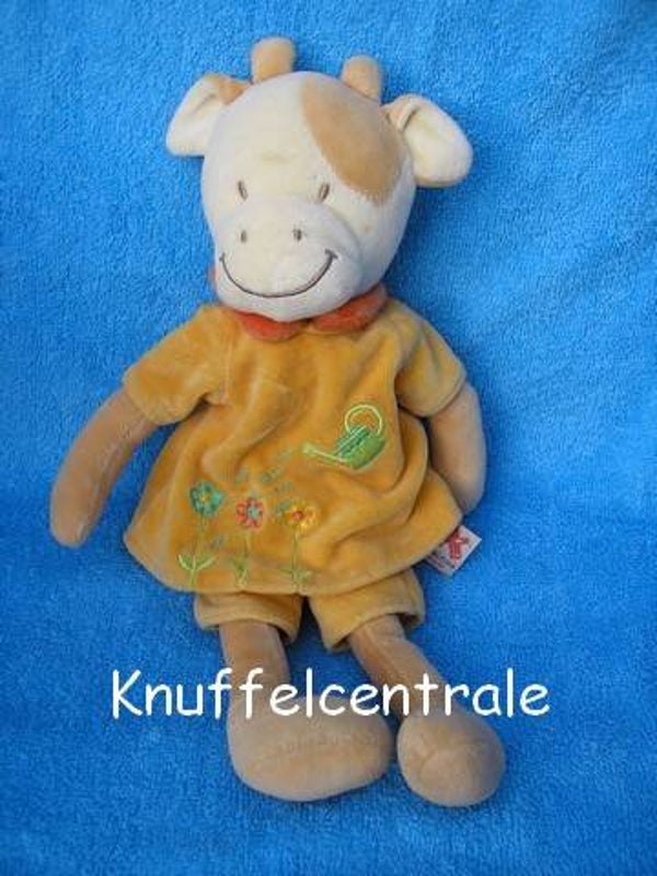 Nicotoy koe oranje met jurk (broek mist) (zonder label)