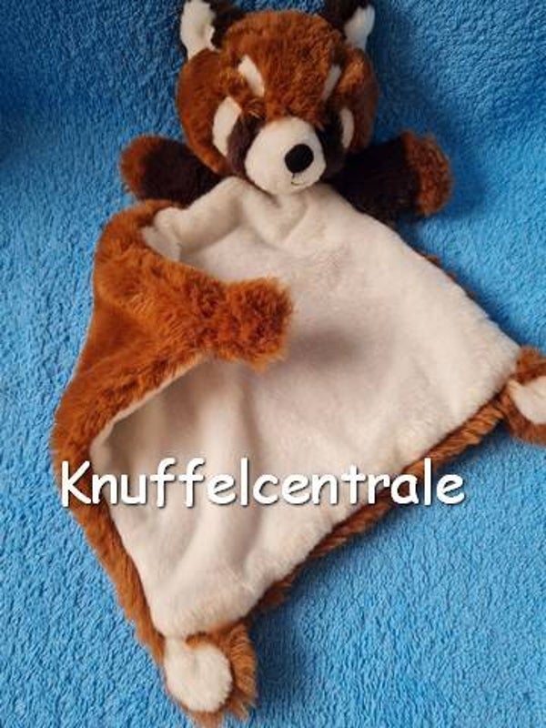 Tex Baby rode panda beer Carrefour knuffeldoek (zonder label)