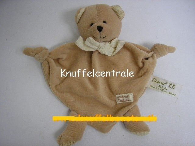 Tiamo Beer beertje bruin knuffeldoek (zonder label)