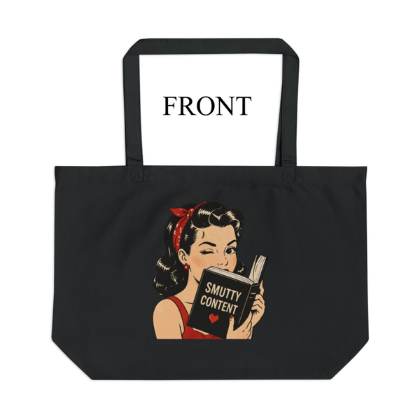 Smutty Content Tote | Retro pinup woman