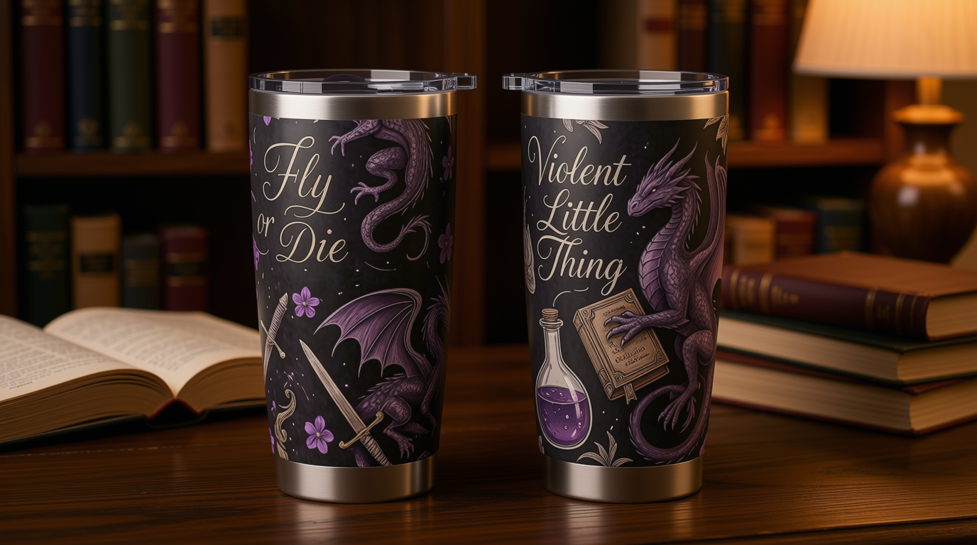 Violent Little Thing Dragon Sword Tumbler | 20oz