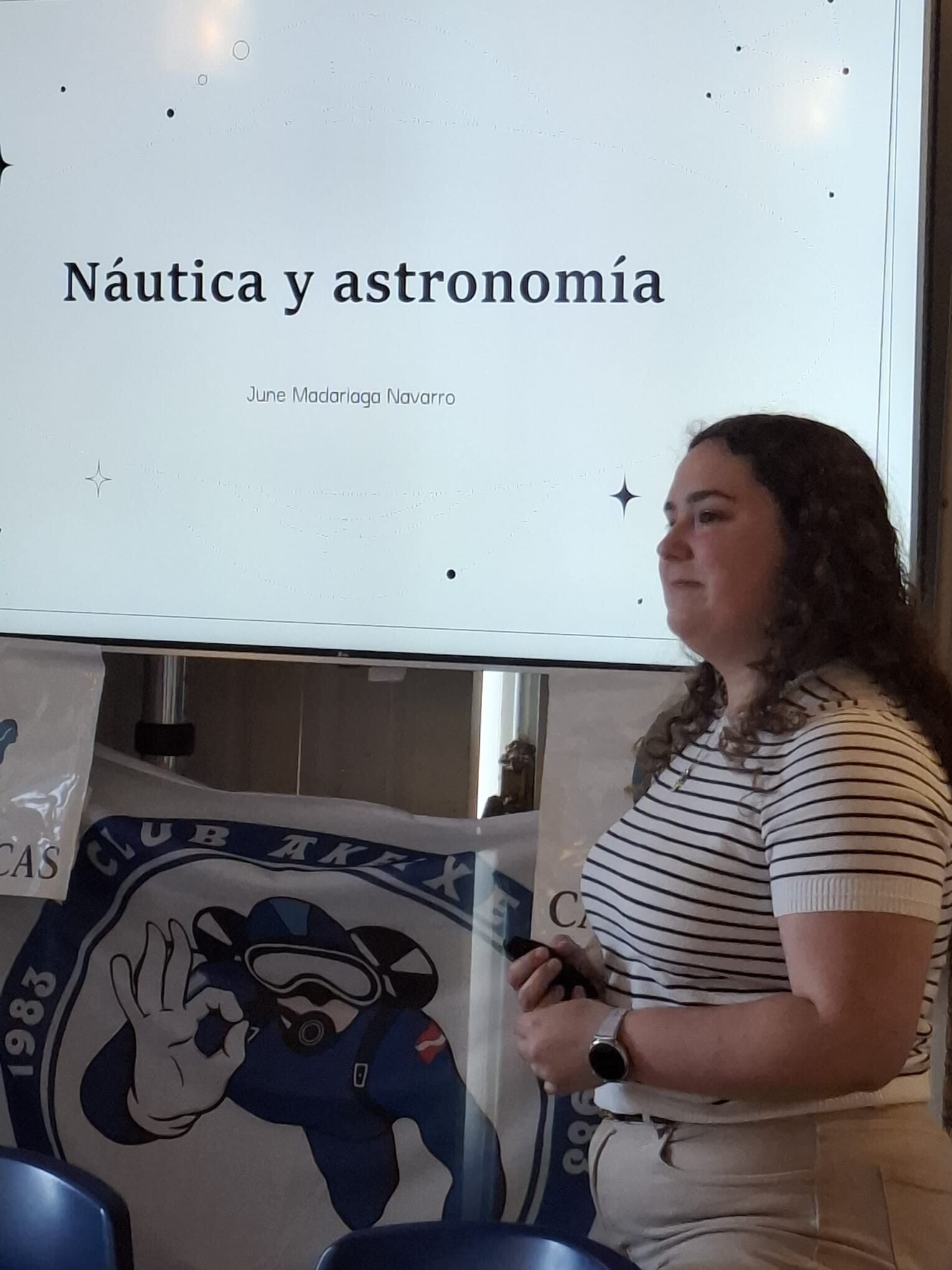June Madariaga: Astronomía y oceanografía