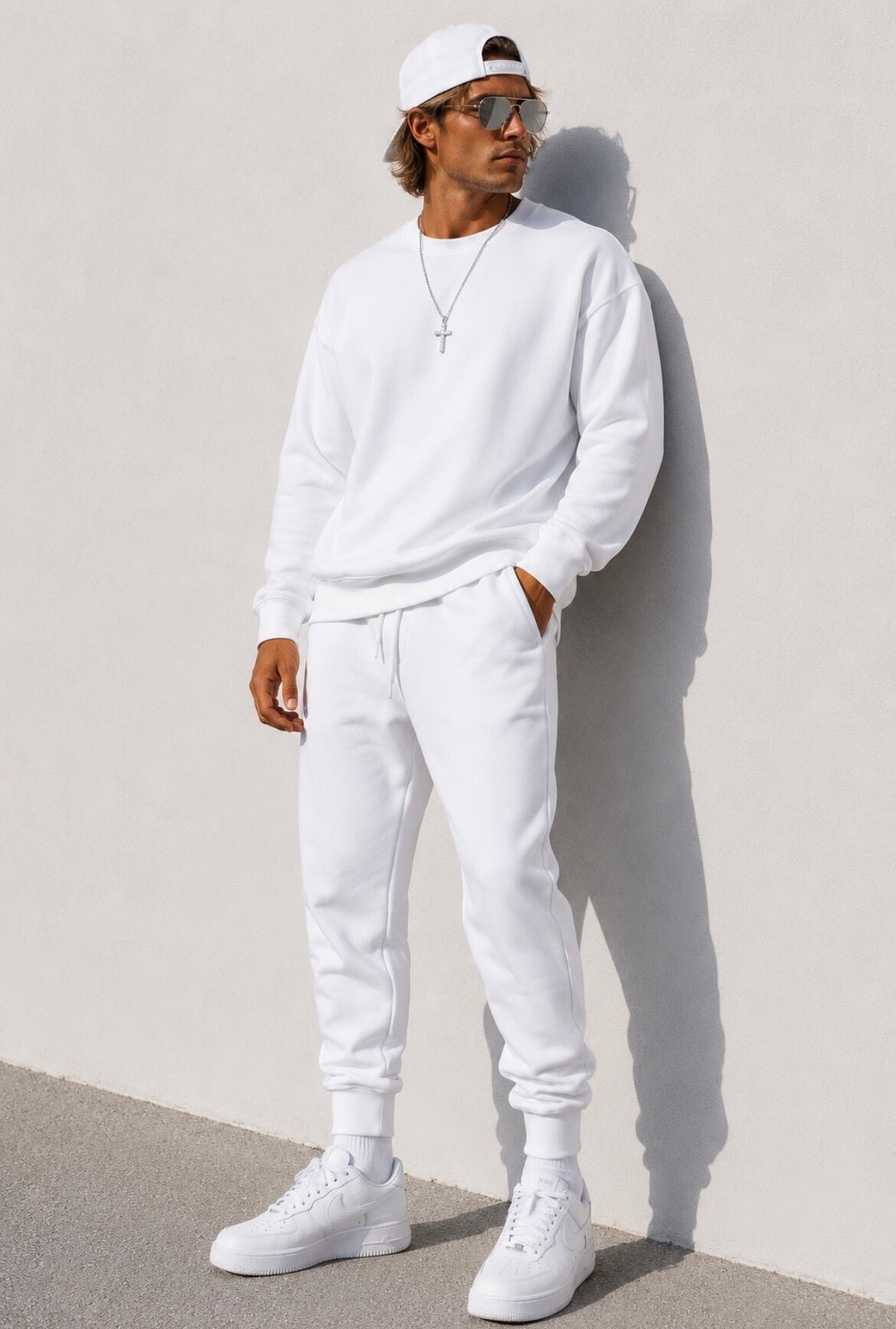 Men’s Basic Hoodie and Sweat Set