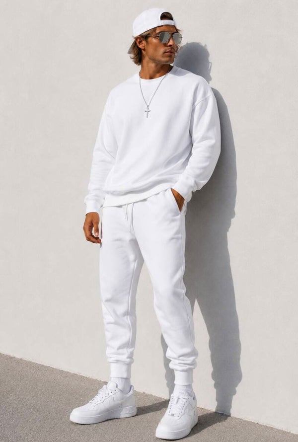 Men’s Basic Hoodie and Sweat Set