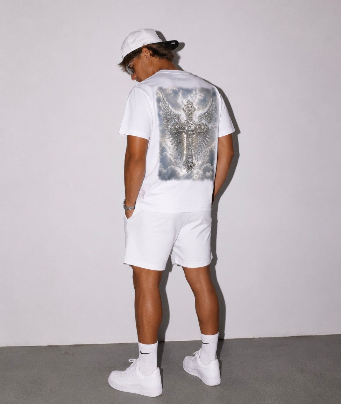 Men’s Angel Collection Cross T-shirt