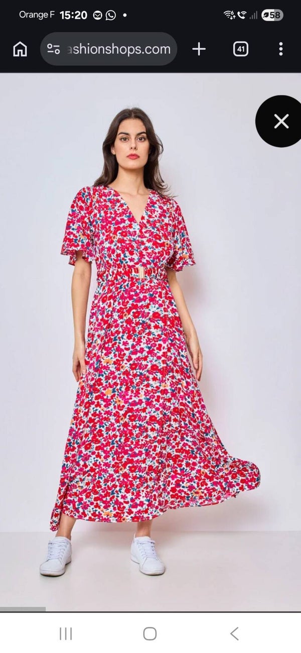 Robe longue fluide